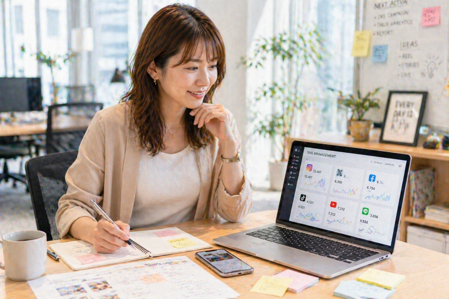 SNSを活用した採用サポート